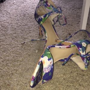 Floral heels
